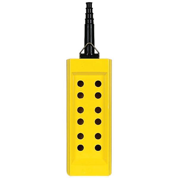 Leergehäuse für Hängetaster XAC-B, 12 Bohrungen in 2 Reihen