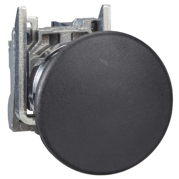 Pilzdrucktaster, Harmony XB4, Metall, 22mm, schwarz, tastend, 1S, ATEX