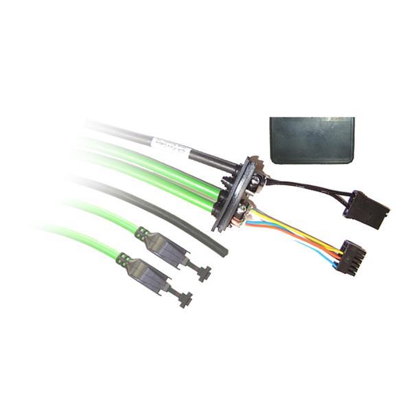 Kabelsatz für Versorgung und EtherNet IP, RJ45, 3 m, intergrierte Antriebe Lexiu