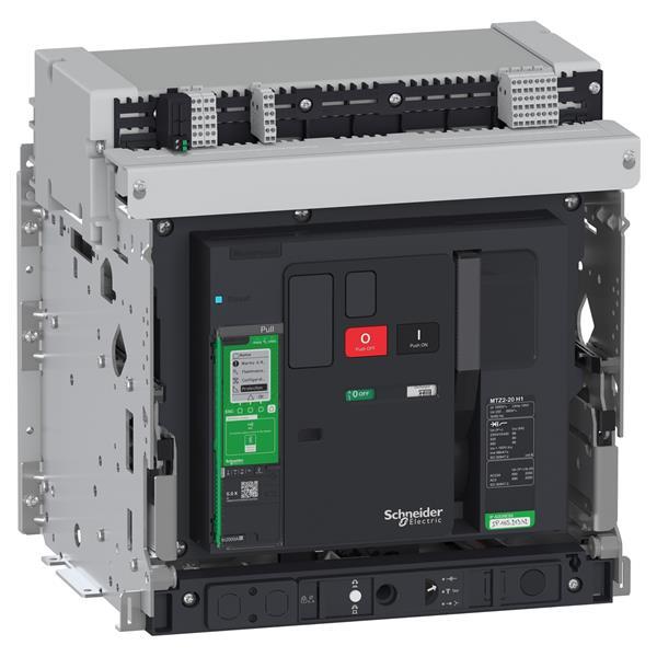 Leistungsschalter, MasterPact MTZ2 20H1 (66kA/415VAC), 3P, 2000A, ausfahrbar, ha