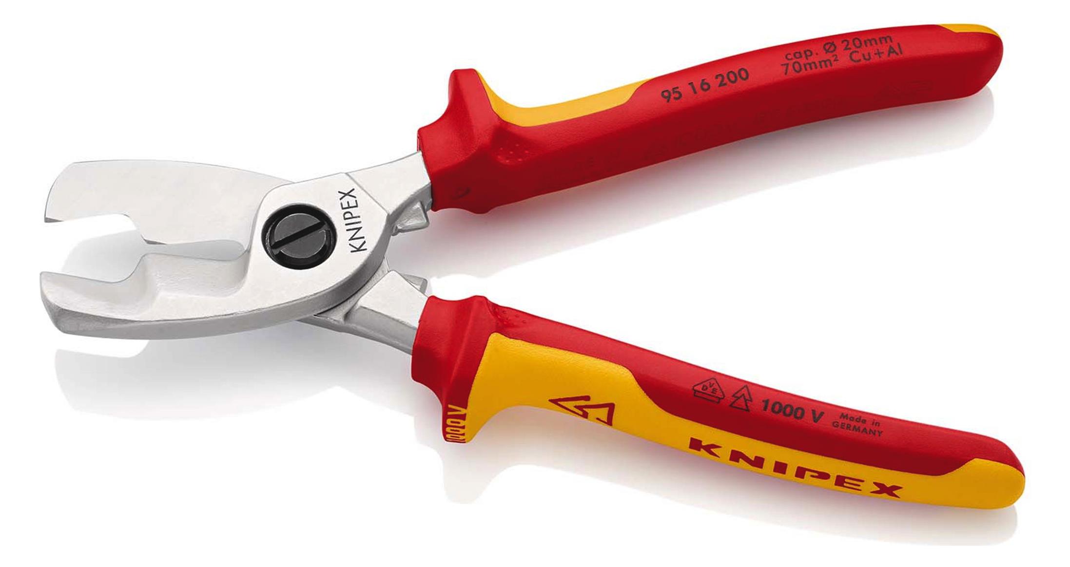 Knipex 95 16 200 VDE Kabelschere 200 mm
