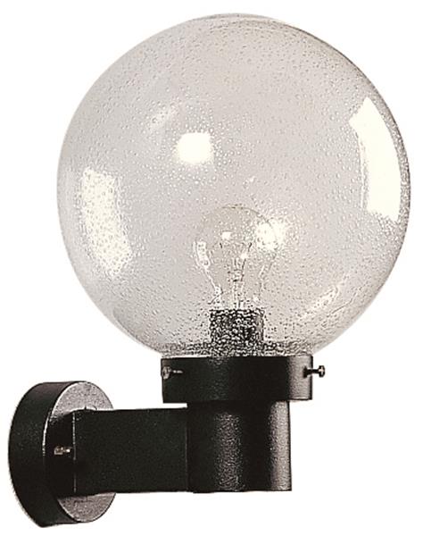 Wandleuchte Typ Nr. 0633 - Farbe: schwarz, für 1 x Lampe, E27