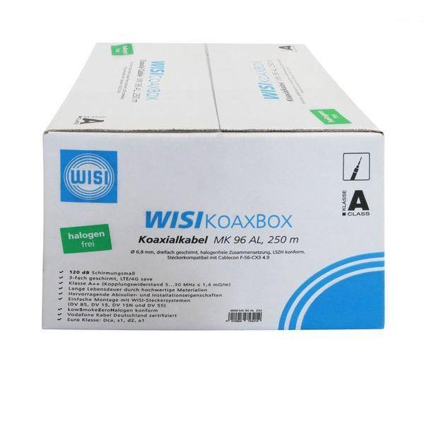 WISI Koaxialkabel MK 96 AL 252 halogenf. d: 6,8mm 75Ohm DC