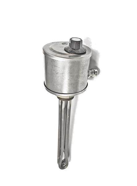 Einschraubheizkörper G1 1/2, Warmwasser/PV, Regler 30-80°C/STB 100°C, 6.0kW ET 5