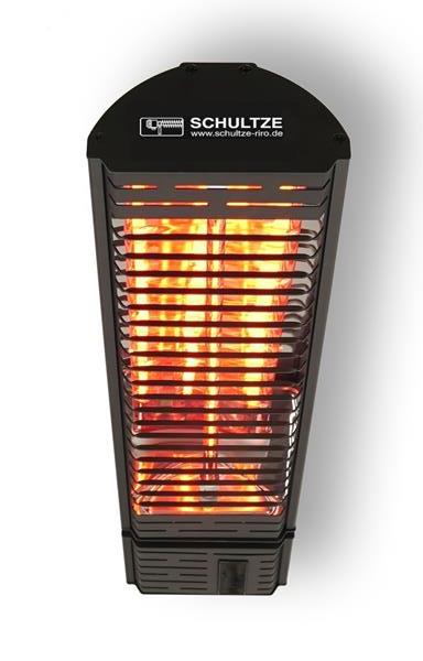 IR-Heizstrahler / Terrassenstrahler mit Fernbedienung, 2000 W 230V