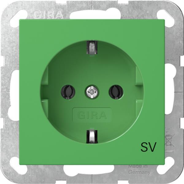 Gira SCHUKO SV System 55 Grün
