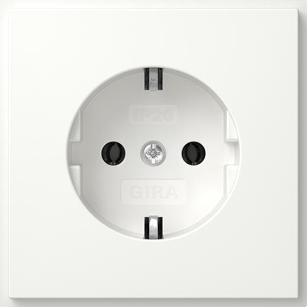 Gira SCHUKO-Steckd. (IP20) Gira TX_44 Reinweiß