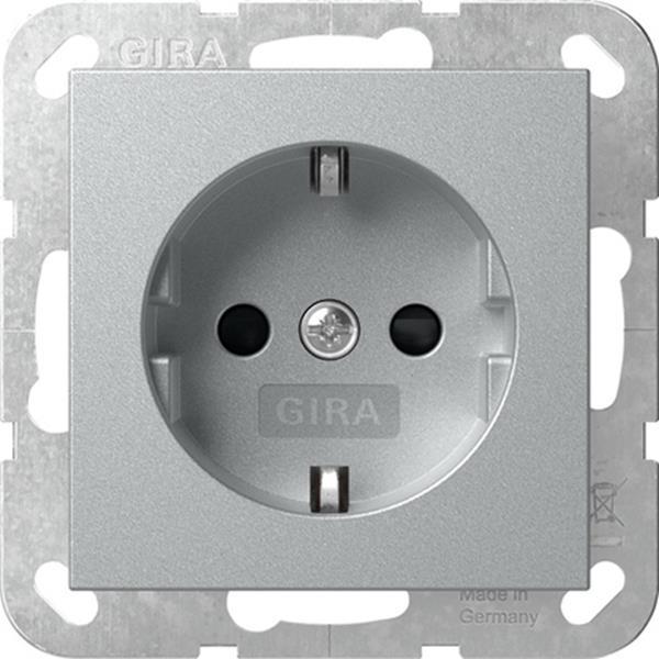 Gira SCHUKO-Steckd. SP System 55 F Alu