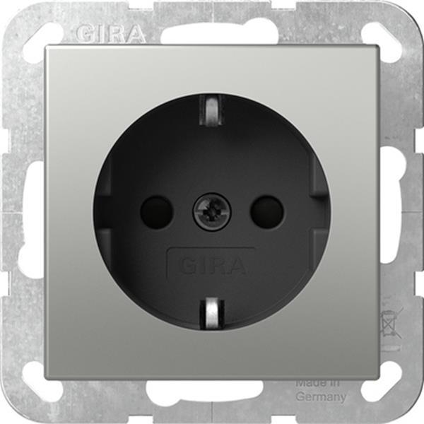 Gira SCHUKO-Steckd. SP System 55 Edelstahl