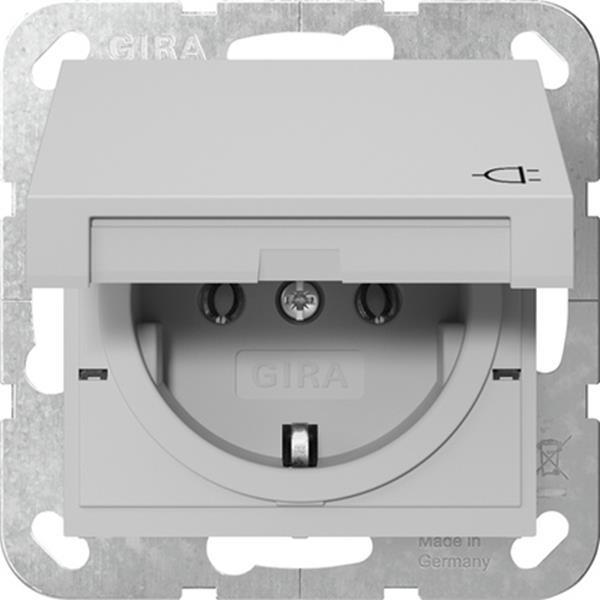 Gira SCHUKO-Steckd. KD System 55 Grau m