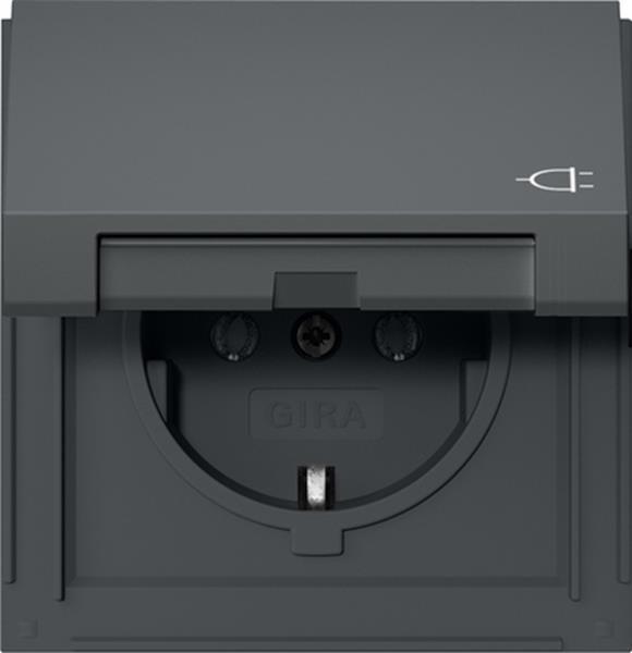 Gira SCHUKO KD Gira TX_44 Anthrazit