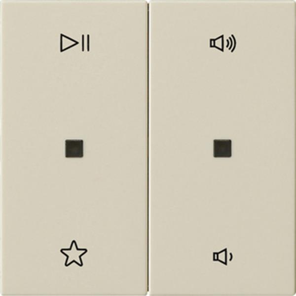 Gira Wippe 2f Audiostrg System 55 Cremeweiß