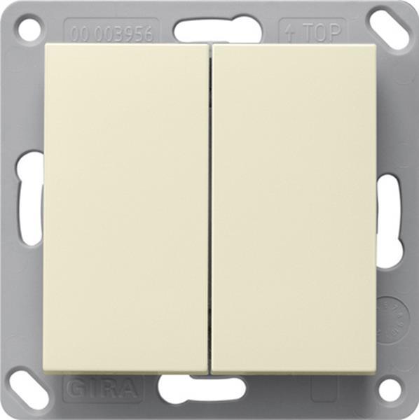 Gira RF Wandsender 2f KNX System 55 Cremeweiß