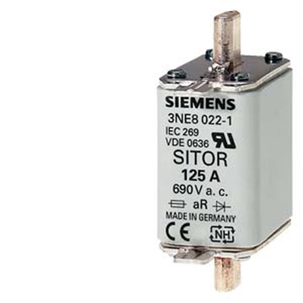 SITOR-Sicherungseinsatz, mit Messerkontakten, NH00, In: 125 A, gS, Un AC: 690 V