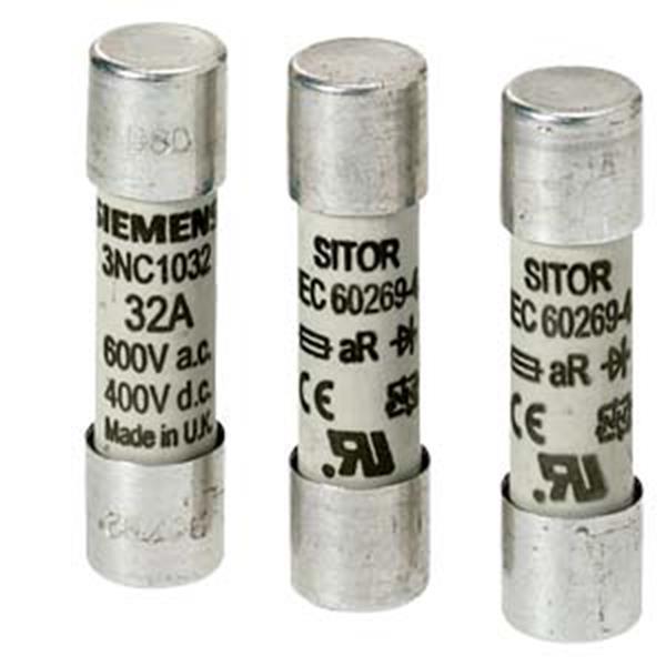 SITOR-Zylindersicherungseinsatz, 14x51 mm, 50 A, aR, Un AC: 690 V, Un DC: 600 V