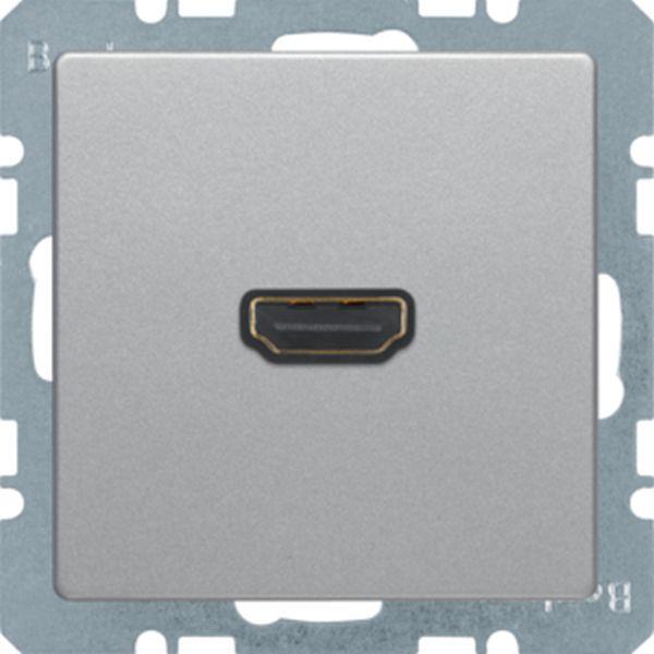 Berker HDMI Steckdose m 90° Stcka. Q.x alu