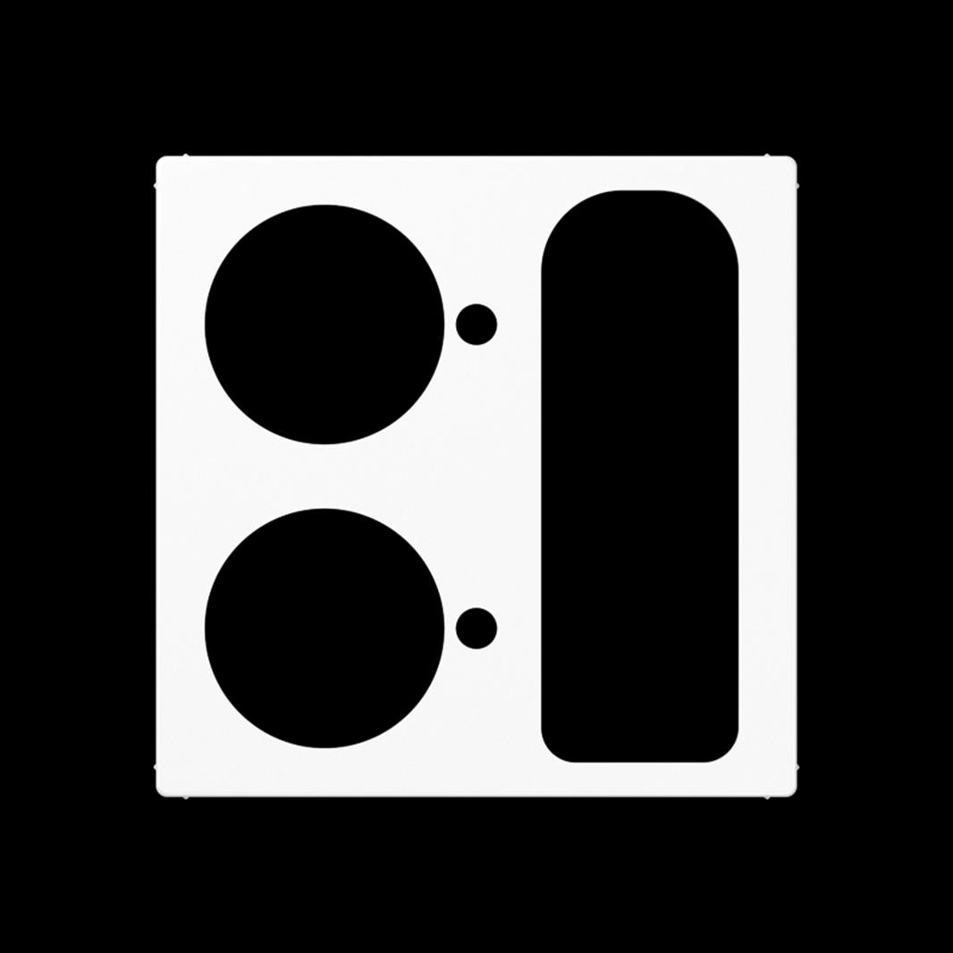 Jung Abdeckung für Zettler VarioLine, Serie 127.xxx Ruftaster, Abstelltaster, Un