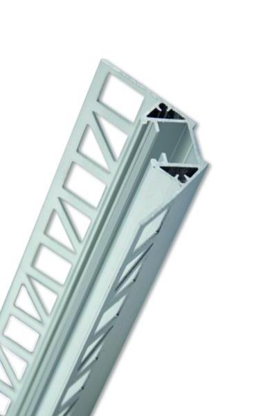 Rutec Alu-Fliesenprofil FP8N Aluminium Fliesenprofil 2 Meter