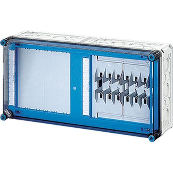 Hensel Mi-NH-Sicherungsgehäuse 2xNH 00, 3polig, Sammelschiene 250 A, 5polig