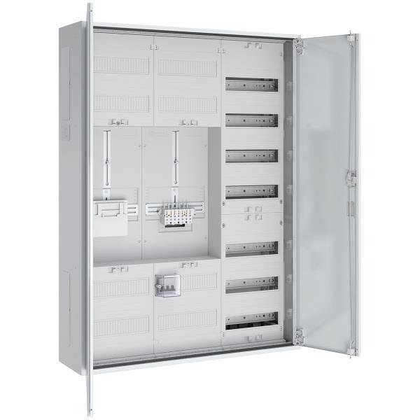 ABN Zählerschrank 3Pkt 1Z 1V 1R 3x40A LUX IP54 5pol BxHxT:800x1100x210mm m.B./m.