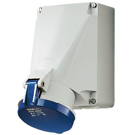 Wanddose, 63A4p9h230V, IP44