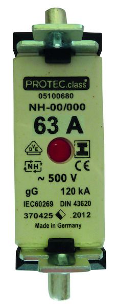 Protec NH-Sicherung (spannungsfr. Griffl.) PSI NH00 SF 63A