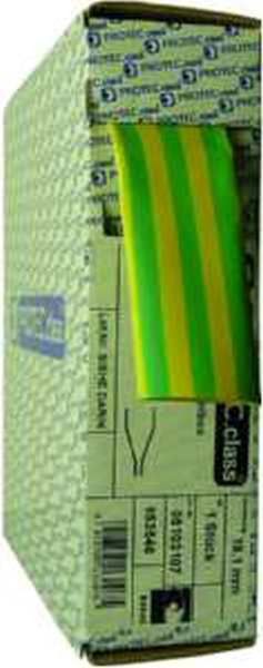 Protec Schrumpfschlauch-Box PSB-GG12 1,2mm grün-gelb 15m