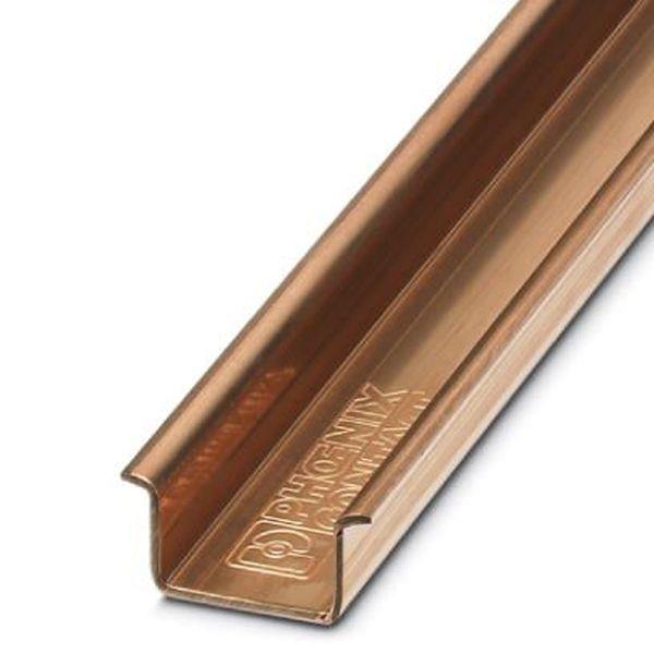 Phönix Hutprofil-Tragschiene Kupfer 1,5mm NS35/15 CU 2000mm ungelocht 35x15mm