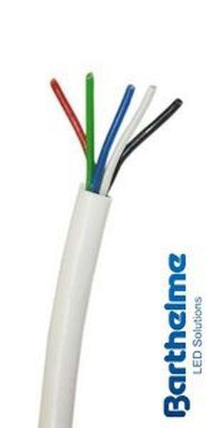 Barthelme Kabel Spezial RGBW/RGBA weiss 4x0,34mm