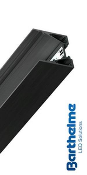 Barthelme Aluminiumprofil CATania 3030 Blackline Alu sw elx 2m