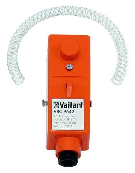 Vaillant Anlegethermostat VRC 9642 mit Umschaltkontakt Spannband