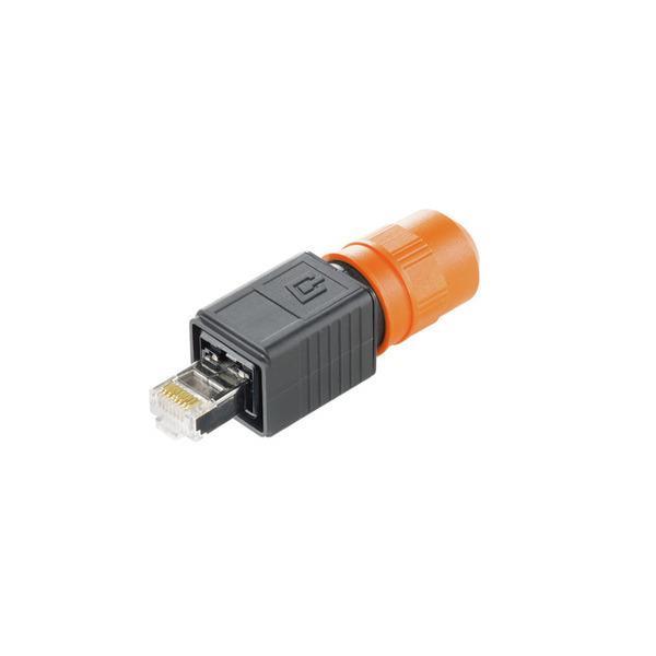 Weidmüller Steckerset RJ45 o.Knickschutz IP20 Crimp, Push-Pull IE-PS-V04P-RJ45-T