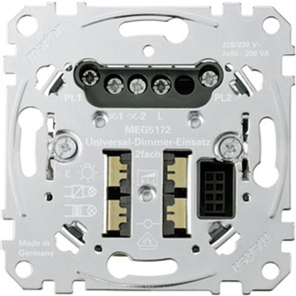 Merten Universal-Dimmer-Einsatz, 2fach