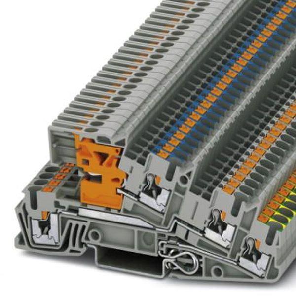 Phönix Installationsschutzleiterklemme PTI 2,5-PE/L/NT KAN
