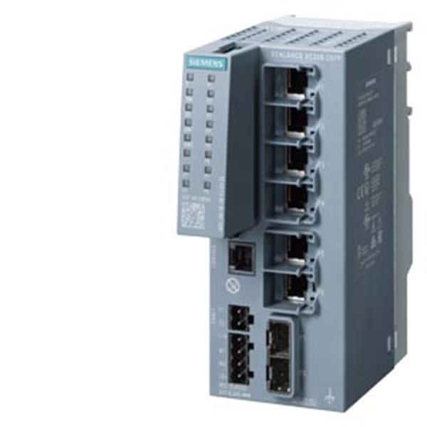 SCALANCE XC206-2SFP, managed Layer 2 switch, 6x RJ45, 2x SFP