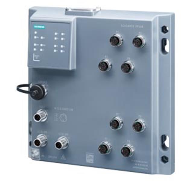 SCALANCE XP208, managed Layer 2 switch, 8x M12, IP65/67