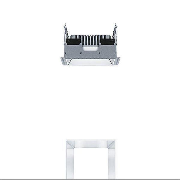 Zumtobel LED-Deckeneinbaustrahler Panos P INF Q140L 1800 930 LDO AL TL