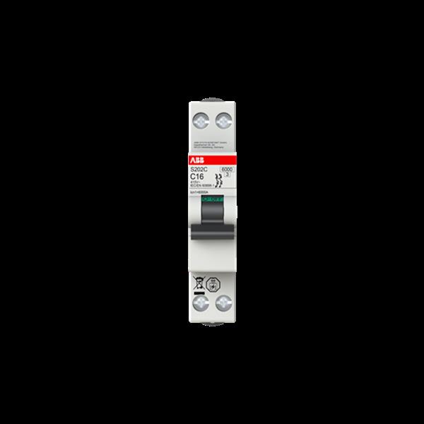 ABB S202C-B2 Sicherungsautomat B-char.,6kA, 2A, 2P 1M