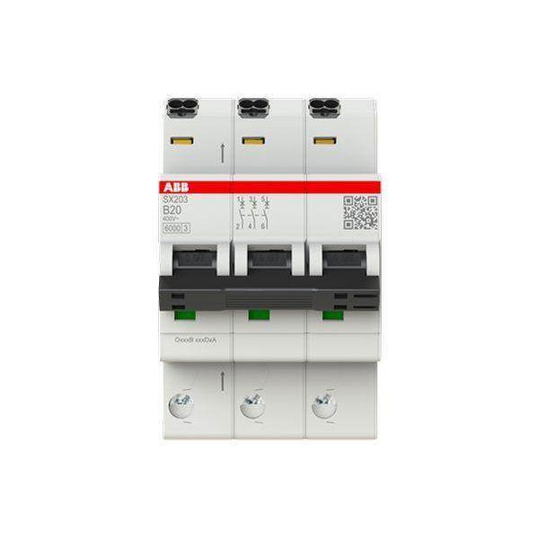 ABB SX203-B20 Sicherungsautomat Flexline B-Charakteristik, 6kA, 20A, 3P