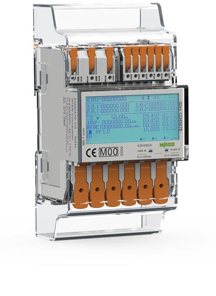 WAGO Energieverbrauchszähler 65A 3x230/400V 50Hz MID 4PU