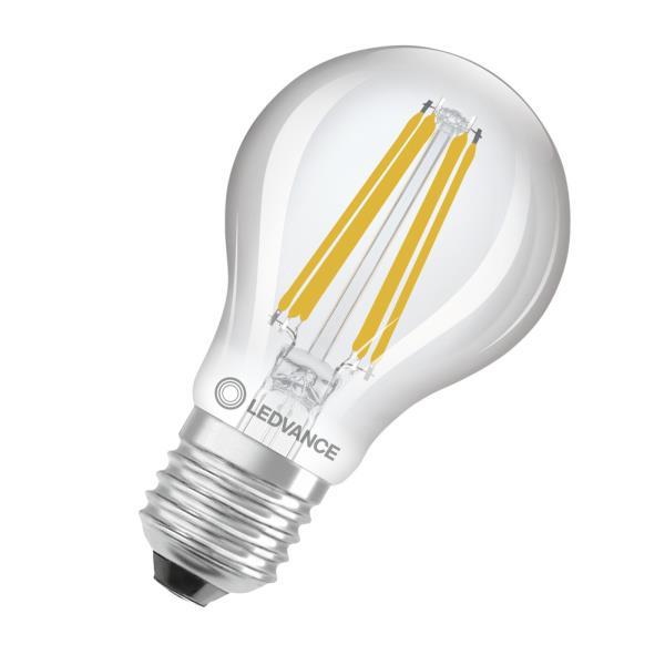 LEDvance LED-Leuchtmittel LEDCLA40DIMEELB 2.6W 827FILCL E27 S