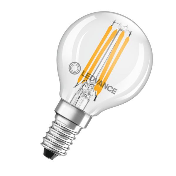 LEDvance LED-Leuchtmittel LEDCLP40EELB 2.5W 827 FILCL E14 S