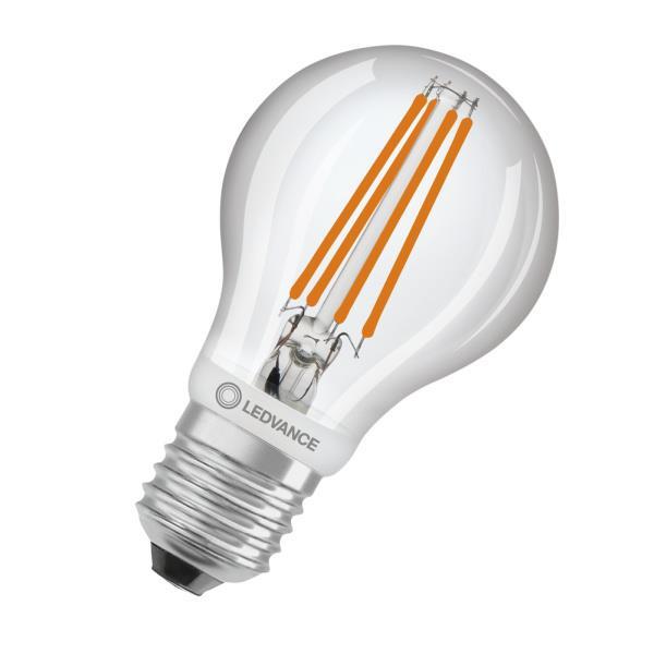 LEDvance LED-Leuchtmittel LED CLA60 MS 7.3W 827 FIL CL E27 S