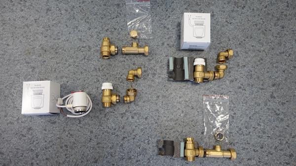 Swegon 2-Wege-Ventilkit 230V (4-Leiter) mit einstellbarem Absperrventil und Isol