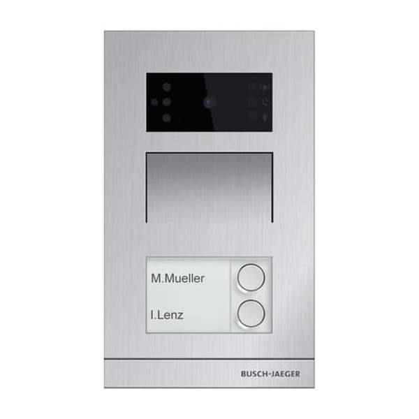 Busch-Jäger H81313P2-A-03-H81313P2-A-03 Außenstation Video Mini AP 2-fach