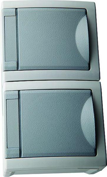 Pacific Schuko Steckdose 2fach waagrecht 90591088-DE FR-Aufputz IP54