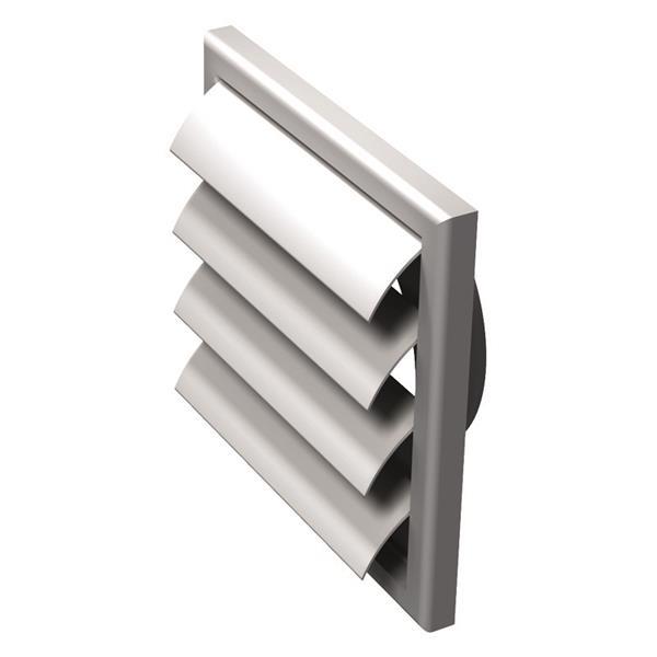 AV 125 VJ Weiss, Aussenverschluss DM 125 mm, Weiss