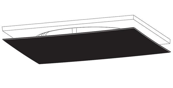 ABDECKUNG QUADRATISCH SCHWARZ