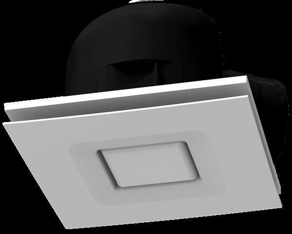 Abdeckung quadratisch,weiß matt, LED Licht