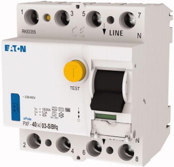Eaton FI-Schutzschalter PXF-40/4/03-S/Bfq alls.40A 4-pol 300mA
